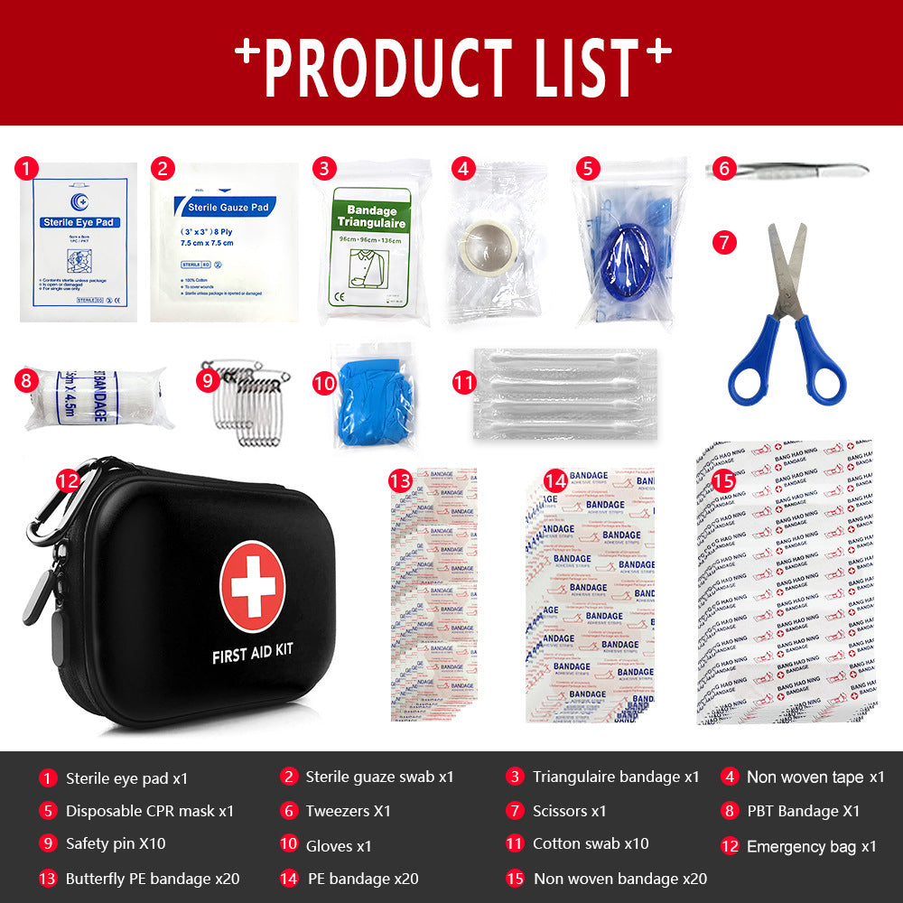 Kit primeiro socorros